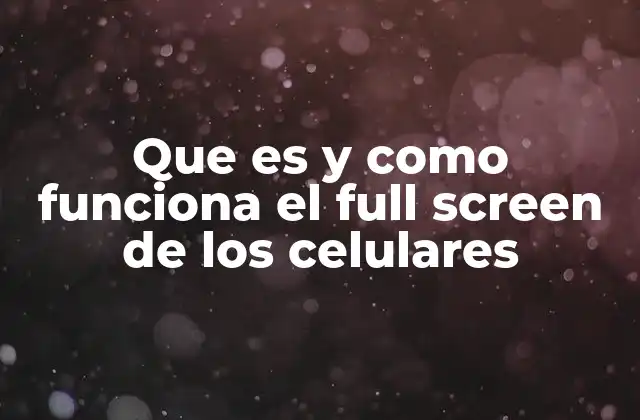 La importancia de la pantalla completa en la experiencia del usuario