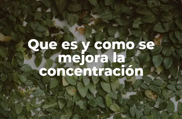 Que es y como Se Mejora la Concentración 2 La importancia del entorno en el desarrollo de la concentración