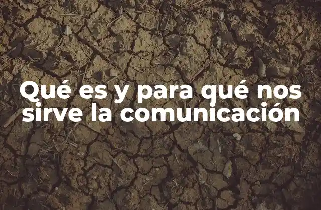 Qué es y para Qué Nos Sirve la Comunicación