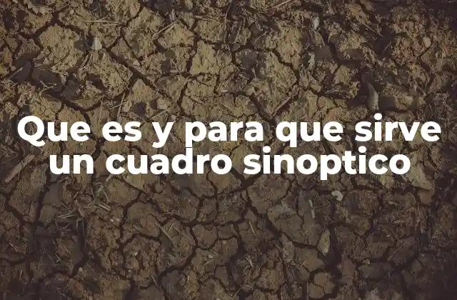 Que es y para que Sirve un Cuadro Sinoptico 2 La importancia de organizar información de forma visual