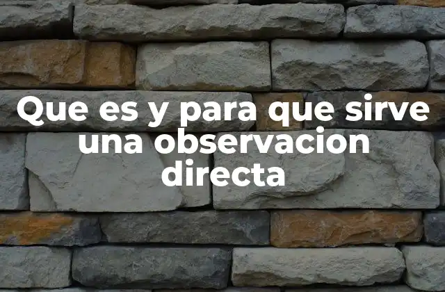 La importancia de la presencia activa en el proceso de observación