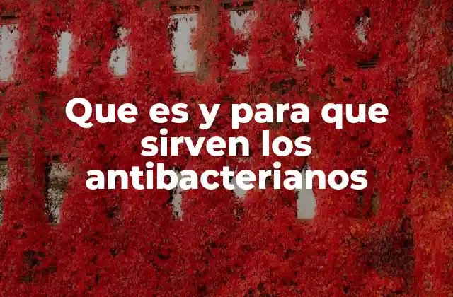 Que es y para que Sirven los Antibacterianos 2 La importancia de los antibacterianos en la salud pública