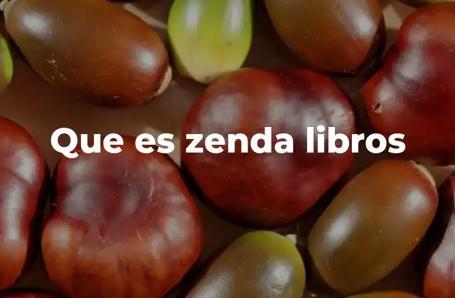Que es Zenda Libros