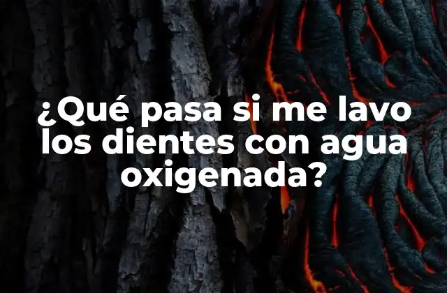 ¿Cuál es la composición del agua oxigenada?