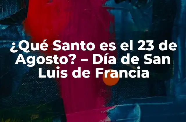 La Vida de San Luis de Francia