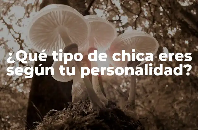 ¿qué Tipo de Chica Eres según Tu Personalidad? 2 ¿Qué es el test ¿Qué tipo de chica eres??