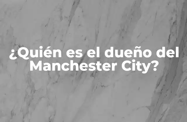 La historia detrás de la adquisición del Manchester City