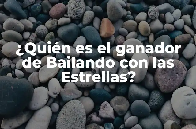 ¿quién es el Ganador de Bailando con las Estrellas? 2 La Historia de Bailando con las Estrellas