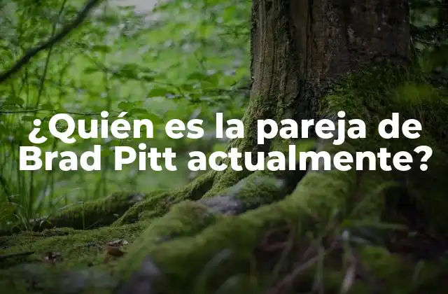 ¿quién es la Pareja de Brad Pitt Actualmente? 2 Jennifer Aniston, la primera gran amor de Brad Pitt