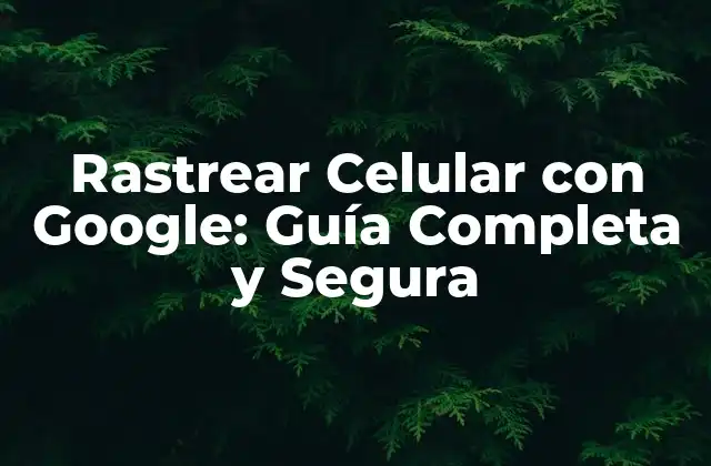 ¿Por qué Rastrear un Celular con Google es una Buena Opción?