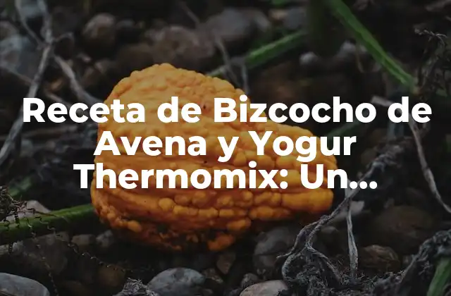 Receta de Bizcocho de Avena y Yogur Thermomix: un Delicioso Tratado Saludable