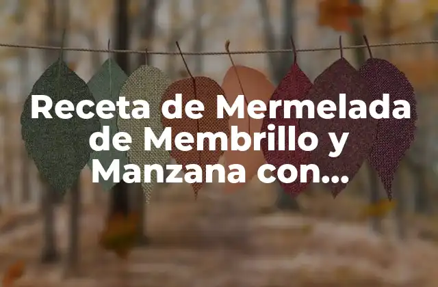 Receta de Mermelada de Membrillo y Manzana con Thermomix