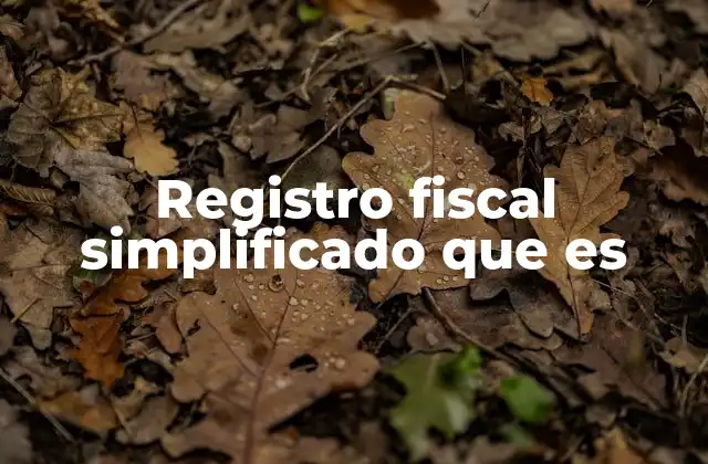 Registro Fiscal Simplificado que es 2 Cómo funciona el régimen tributario para pequeños contribuyentes
