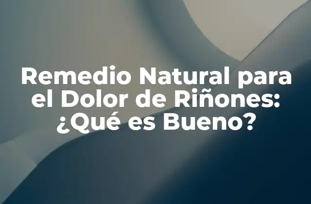 ¿Cuáles son las Causas del Dolor de Riñones?