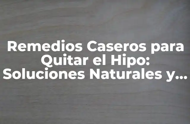 ¿Cuáles son las Causas del Hipo?