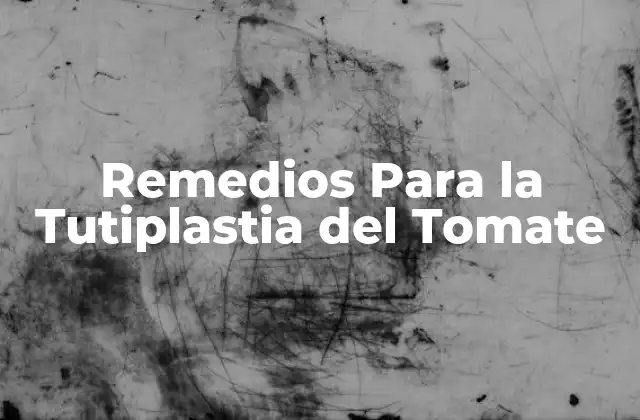 Remedios para la Tutiplastia Del Tomate 2 Causas y Síntomas de la Tutiplastia del Tomate
