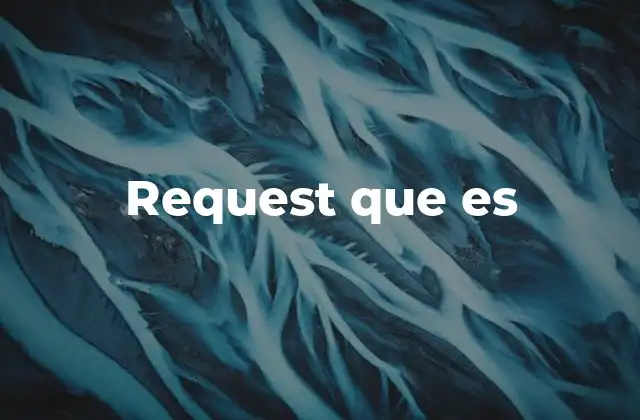 Request que es