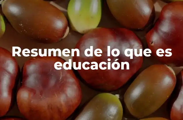 El papel de la educación en el desarrollo humano
