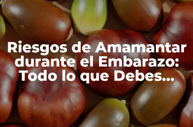 Riesgos de Amamantar durante el Embarazo: Todo Lo que Debes Saber