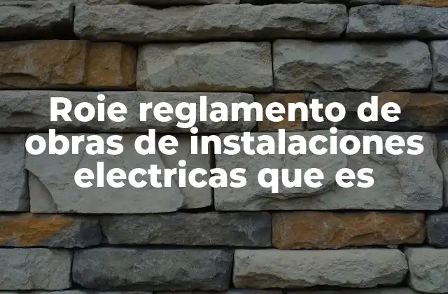 Normativas complementarias al ROIE