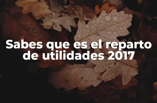 Sabes que es el Reparto de Utilidades 2017 2 La importancia del reparto de utilidades en el contexto empresarial
