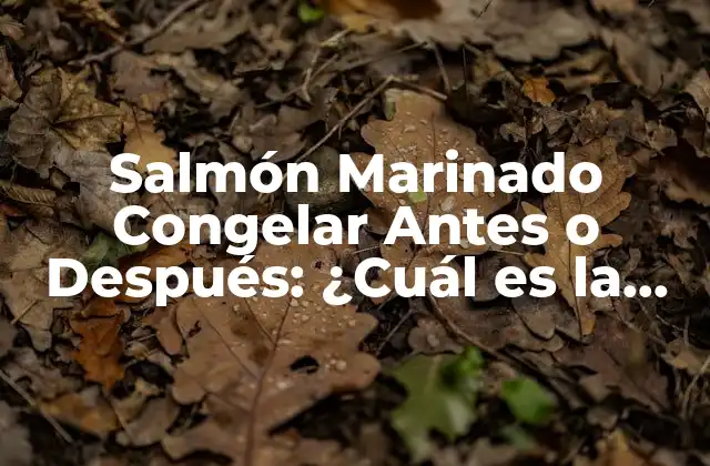 ¿Qué es la Marinación y Cuál es su Propósito?