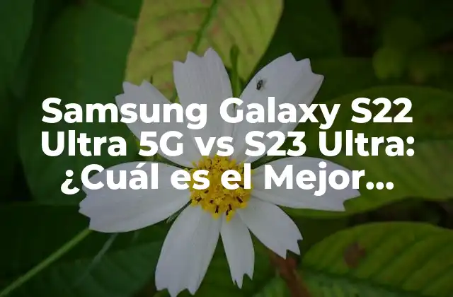 Samsung Galaxy S22 Ultra 5g Vs S23 Ultra: ¿cuál es el Mejor Teléfono Inteligente?