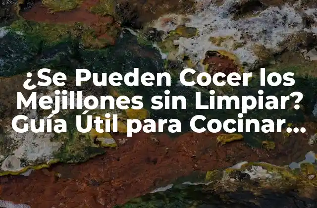 ¿se Pueden Cocer los Mejillones sin Limpiar? Guía Útil para Cocinar Mejillones