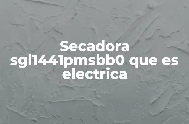 Características principales de una secadora eléctrica