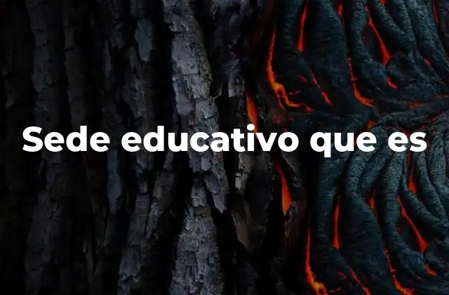 Funciones y características de una sede educativa