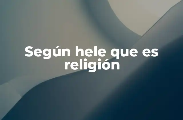 El papel de la religión en la vida humana