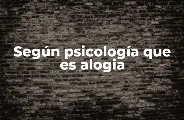 Según Psicología que es Alogia