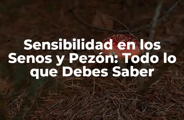 Sensibilidad en los Senos y Pezón: Todo Lo que Debes Saber