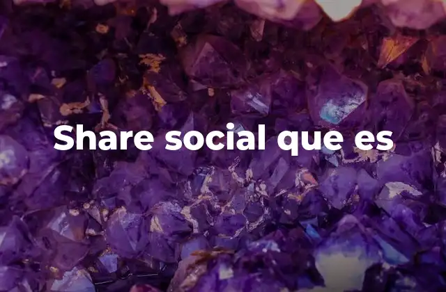Share Social que es