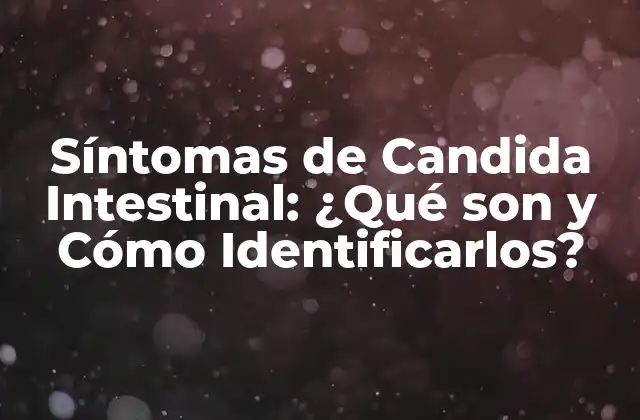 Síntomas de Candida Intestinal: ¿qué Son y Cómo Identificarlos?