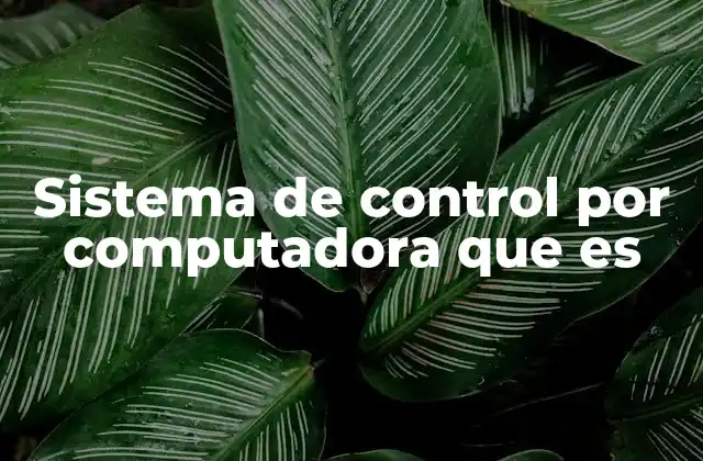 La base tecnológica detrás del control automatizado