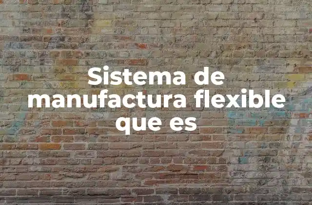 Características esenciales de la producción flexible