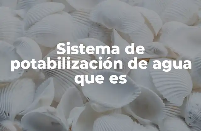 Sistema de Potabilización de Agua que es 2 Cómo se logra el agua potable en los sistemas de tratamiento