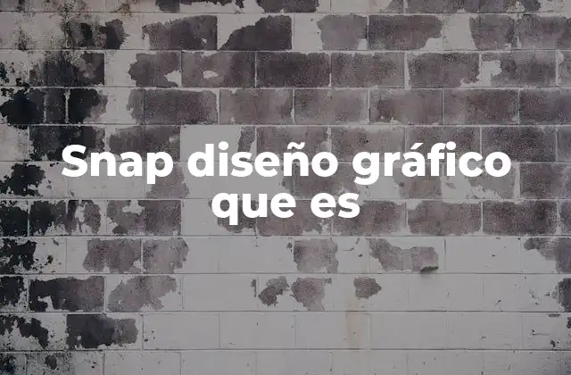 Snap Diseño Gráfico que es