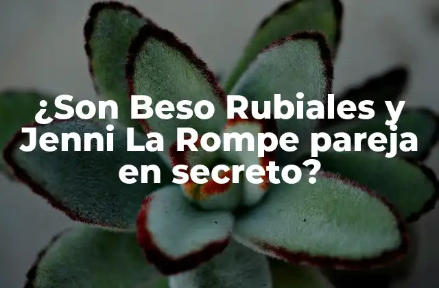 ¿son Beso Rubiales y Jenni la Rompe Pareja en Secreto?