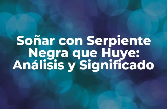 Orígenes Culturales y Simbolismo de las Serpientes Negras