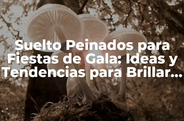 Suelto Peinados para Fiestas de Gala: Ideas y Tendencias para Brillar en la Alfombra Roja