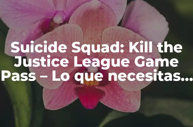 La historia detrás de Suicide Squad: Kill the Justice League