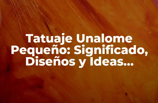 Tatuaje Unalome Pequeño: Significado, Diseños y Ideas Inspiradoras