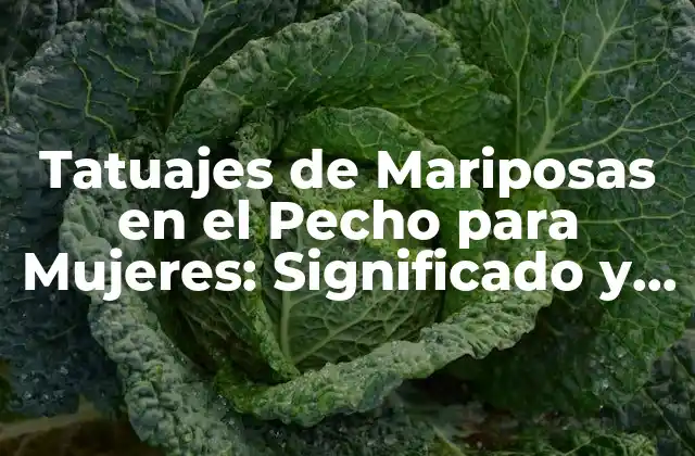 El Significado detrás de los Tatuajes de Mariposas