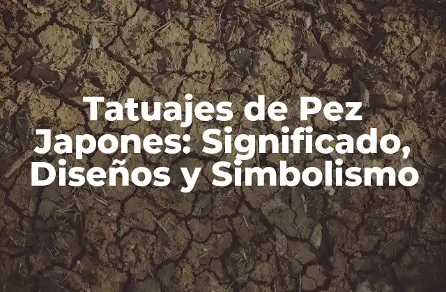 Tatuajes de Pez Japones: Significado, Diseños y Simbolismo