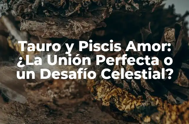 Tauro y Piscis Amor: ¿la Unión Perfecta o un Desafío Celestial?