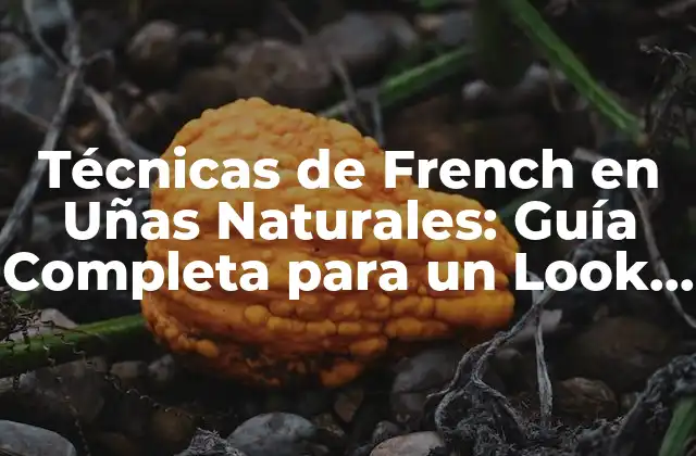 Técnicas de French en Uñas Naturales: Guía Completa para un Look Elegante