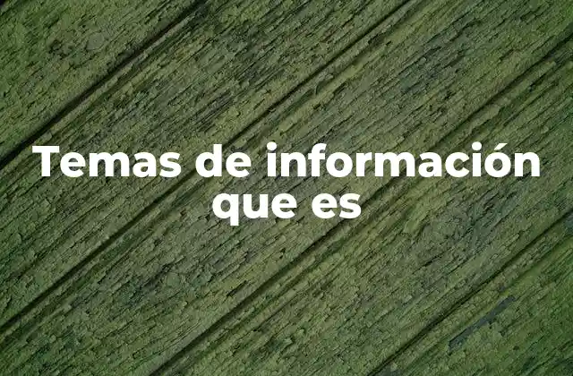 Cómo los temas de información impactan en la toma de decisiones