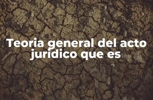 Teoria General Del Acto Juridico que es 2 El fundamento conceptual del acto jurídico
